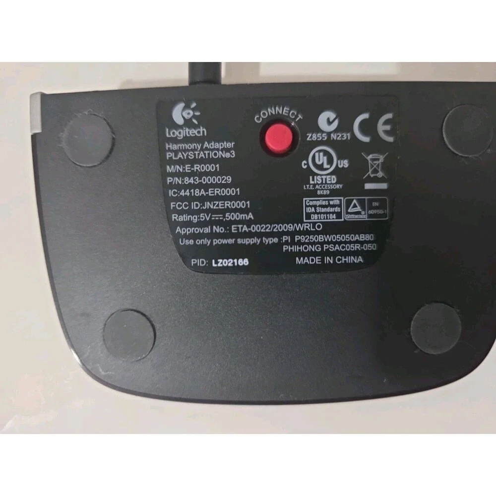 Logitech Harmony Hub O-R0004 + PS3 Adapter E-R0001 – with IR Mini-Blaster